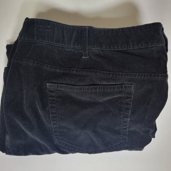 J Jill Black Corduroy Jeans Size 24 Boot Cut High Rise Preppy Workwear‎ Academia - Picture 9 of 9